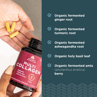 Thumbnail for Ancient Nutrition Collagen Peptides Pills, Hydrolyzed Multi Collagen Supplement, Types I, II, II, V & X, Supports Healthy Skin and Nails, Gut Health and Joints, 90 Capsules