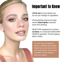 Thumbnail for Lomansa Lash Color Kit Instant Black Eyelash Color 8ml Easy to Use with Natural Results for Beginner Salon Beauty