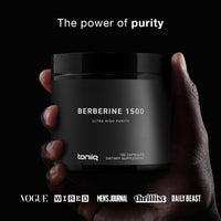 Thumbnail for Toniiq Ultra High Strength Berberine 1500mg from The Himalayas Berberine Supplement - 97% Highly Purified and Bioavailable -Wild Harvested-Concentrated Formula HCL -3 Caps Serving-180 Veggie Caps