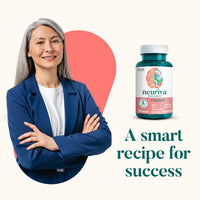 Thumbnail for NEURIVA Original Decaffeinated Clinically Tested Nootropic Brain Supplement for Memory, Focus & Concentration, NeuroFactor & Phosphatidylserine, 28ct Capsules