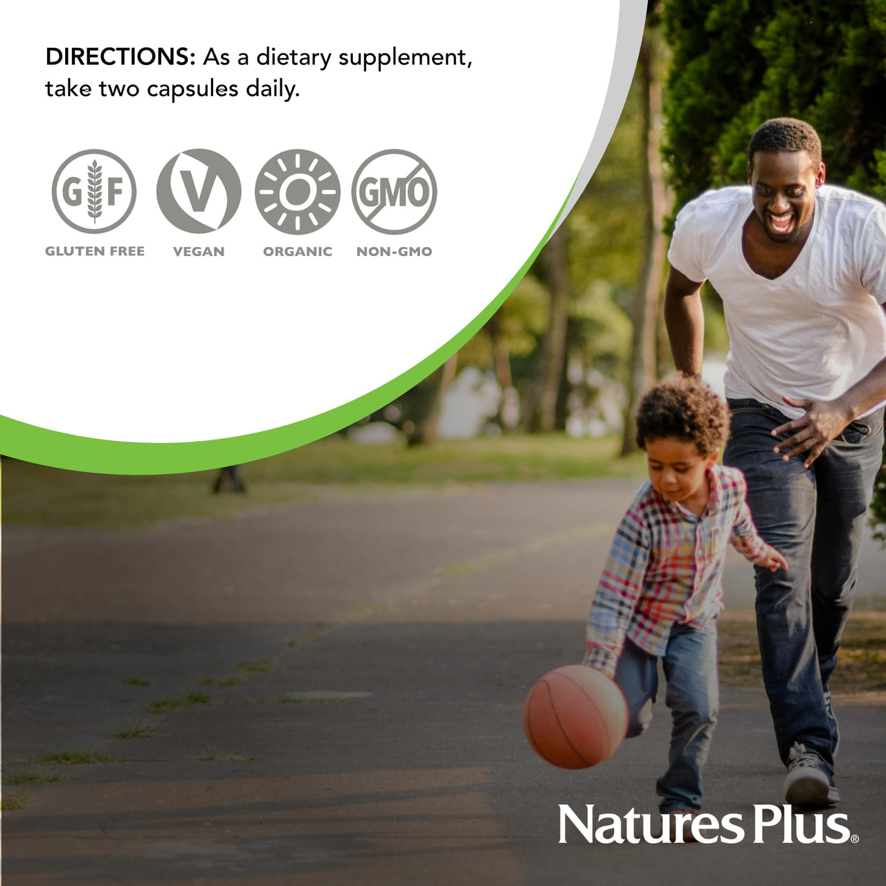 NaturesPlus Source of Life Garden Vitamin D3 - 60 Capsules, Pack of 3 - Immune System Support - USDA Certified Organic, Non-GMO, Vegan, Gluten Free - 90 Total Servings