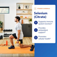 Thumbnail for Pure Encapsulations Selenium (Citrate) - for Immune System Support & Cellular Health - Antioxidant Supplement - Supports Blood Flow* - Gluten Free & Vegan - 180 Capsules