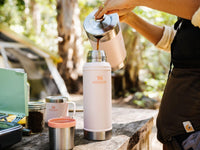 Thumbnail for Stanley Classic Legendary Vacuum Bottle 1.0 qt | Wide Mouth with Leakproof Cup Lid | Keep Drinks Hot or Cold | Packable for Travel | Insulated Stainless Steel Thermos | BPA-Free | Limestone