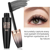 Thumbnail for 4D Silk Fiber Lash Mascara, Waterproof Long Lasting Mascara Black Volume and Length Natural, Exquisitely Full, Lengthening Thickening Softer Fuller Lashes Amplify Smudge-Proof Eyelash Mascaras,1 Pack