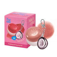 Thumbnail for fwee Blurry Pudding Pot + Keychain SET | Airbrushed Blush & Lip, Buildable Pigment, Long-lasting, Lightweight, Easy to Blend, Natural Soft Matte Finish Makeup – My (Peachy Nude) | 0.17 oz