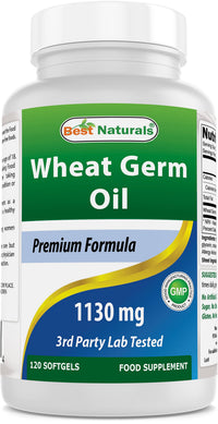 Thumbnail for Best Naturals Wheat Germ Oil 1130 mg 120 Softgels