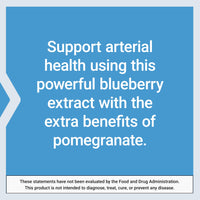 Thumbnail for Life Extension Blueberry Extract and Pomegranate, arterial health support, antioxidant defense, gluten-free, non-GMO, vegetarian, 60 vegetarian capsules