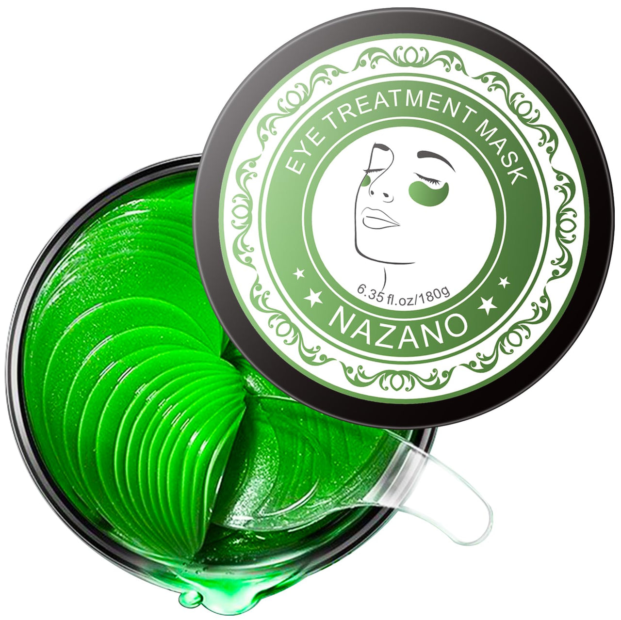 NAZANO Under Eye Patches for Dark Circles and Puffiness - Under Eye Masks Anti-Aging Collagen Hyaluronic Acid, Reduce Dark Circles & Wrinkles Skincare Beauty Products for Self Care (30 Pairs) 2