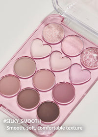Thumbnail for COLORGRAM Pin Point Eyeshadow Palette 02 Pink+Mauve= | Ultra-Blendable Matte, Glitter, Shimmer Shades for Daily Makeup | K-Beauty Eye Palette with Easy-to-Use Calculator Design