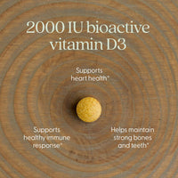 Thumbnail for New Chapter Fermented Vitamin D3 2,000 IU, Organic, ONE Daily for Immune, Heart & Bone Support + Whole-Food Turmeric, Adaptogenic Reishi Mushroom, 100% Vegetarian, Gluten Free, 90 Count