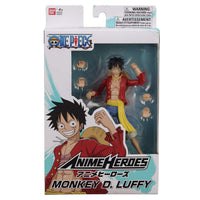 Thumbnail for Anime Heroes Monkey D. Luffy Action Figure 36931, Multicolor, One Piece