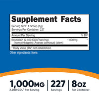 Thumbnail for Nutricost Bromelain Powder 8 OZ - Non-GMO, Vegetarian, Gluten Free