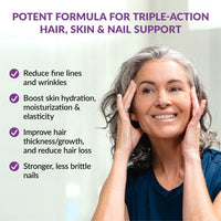 Thumbnail for BioTrust Timeless Beauty Ceramide Booster - Hair & Skin Restoring Phytoceramides Supplement + Vitamin C, Vitamin E, Biotin, Zinc, Hyaluronic Acid - Potent Blend for Hair, Skin & Nails - 30 Capsules