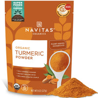 Thumbnail for Navitas Organics Turmeric Powder – for Smoothies, Golden Milk, Curries & More – Natural Curcumin – Anti-inflammatory – USDA Organic, Non GMO, Kosher Gluten Free, Vegan (8oz. Bag, 45 Servings)