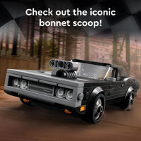 Thumbnail for LEGO Speed Champions Fast & Furious 1970 Dodge Charger R/T 76912, Toy Muscle Car Model Kit for Kids, Collectible Set with Dominic Toretto Minifigure