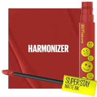 Thumbnail for Maybelline Super Stay Matte Ink Liquid Lip Color, Moodmakers Lipstick Collection, Long Lasting, Transfer Proof Lip Makeup, Harmonizer, Red Brown, 1 Count