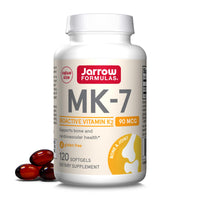 Thumbnail for Jarrow Formulas MK-7 90 mcg - Bioactive Form of Vitamin K2-120 Servings (Softgels) - for Bone & Cardiovascular Health - Vitamin K2 MK-7 Dietary Supplement - Gluten Free