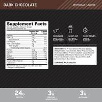 Thumbnail for Optimum Nutrition Platinum Rebuild, Premium Platinum Blend Protein Powder with Creatine Monohydrate, Dark Chocolate, 20 Servings