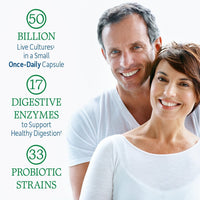 Thumbnail for Garden of Life Probiotics for Women and Men - Raw Probiotics Colon Care 50 Billion CFU and Enzymes, Shelf Stable Once Daily Acidophilus Probiotic for Regularity and Immune Health Support, 30 Capsules