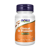 Thumbnail for NOW Foods Supplements, Clinical GI Probiotic™, 50+ Formula, Strain Verified, 60 Veg Capsules