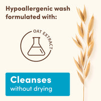 Thumbnail for Aveeno Baby Daily Moisture Gentle Body Wash & Shampoo with Oat Extract, 2-in-1 Baby Bath Wash & Hair Shampoo, Tear- & Paraben-Free for Hair & Sensitive Skin, Lightly Scented, 18 fl. oz