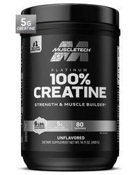 Thumbnail for MuscleTech Essential Series Platinum 100% Creatine Unflavored 400g (14.11oz) US