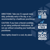 Thumbnail for Life Extension Thyroid Support Complex - Thyroid Health Support Supplement with Vitamins A, B, Iodine, Magnesium, L-Tyrosine, Ashwagandha & Ginseng for Energy – Non-GMO, Gluten-Free - 60 Capsules