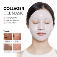 Thumbnail for VT COSMETICS Collagen Reedle Shot 100 2-Step Hydrogel Mask (34.5g x 4ea), Firming & Elasticity Care, Exosome 500Da, Fine Lines, Hydrating Overnight Melting Mask, Korean Skincare, Facial Gel Mask