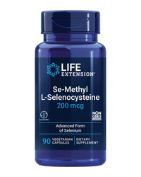 Thumbnail for Life Extension Se-Methyl L-Selenocysteine, Advanced Form of Selenium, antioxidant Defense, Cellular Health, Healthy Aging, Vegetarian, Gluten-Free, Non-GMO, 90 Capsules