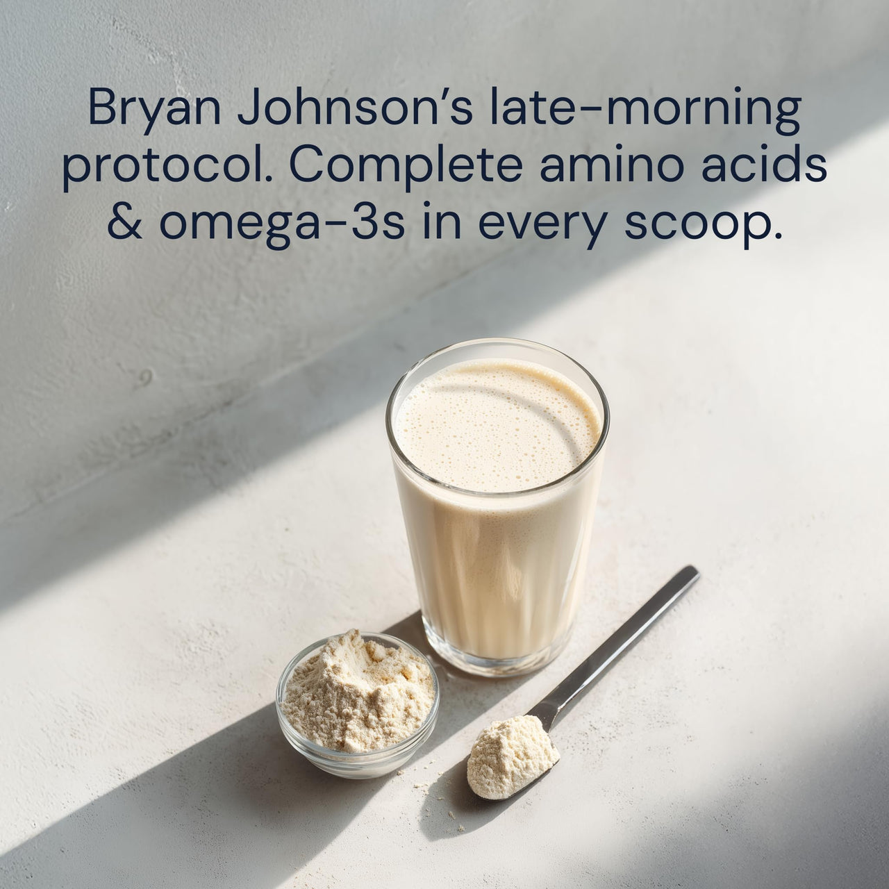 Blueprint Bryan Johnson Vegan Protein Meal Replacement – Plant Based Hemp Protein with 27g Protein Per Serving – Low Calorie, Flavored Protein for Women & Men – Dairy Free – 15 Servings - Vanilla