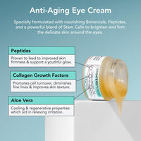 Thumbnail for CLEARSTEM - BRIGHTEYES - Nourishing Eye Gel - For Puffy Eyes, Crow's Feet, & Dark Circles - Made with Collagen, Stem Cells, Peptides & Aloe Vera - Vegan - Gluten Free - Men & Women - 0.6 oz