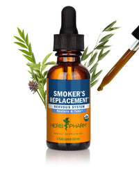 Thumbnail for Herb Pharm Smoker's Replacement Liquid Herbal Formula for Nervous System Support - 1 Ounce