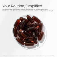 Thumbnail for Livingood Daily Omega 3 6 9 Plus Turmeric Curcumin Supplement, 60 Softgels - Fish Oil Omega 3 Supplements (EPA & DHA) for Men and Women - Brain, Joint, Heart Health, and Metabolism - Made in USA