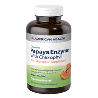 Thumbnail for American Health Chewable Papaya Enzyme with Chlorophyll 600 Chwbls