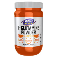 Thumbnail for NOW Foods Sports Nutrition, L-Glutamine Pure Powder, Nitrogen Transporter*, Amino Acid, 1-Pound
