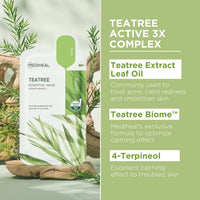 Thumbnail for Mediheal Best Korean Sheet Mask - Tea Tree Essential Face Mask 10 Sheets For All Skin Types Korean Best Sheet Mask Soothing Calming