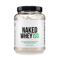 Thumbnail for NAKED Whey Isolate Protein - Only 2 Ingredients, 30g Grass-Fed Protein, Zero Carb, Unflavored, Undenatured, Non-GMO, No Soy, Gluten-Free, No Preservatives - 28 Servings