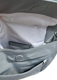 Thumbnail for Marc Jacobs Preppy Nylon Mini Natasha Crossbody Bag (Rock Grey)