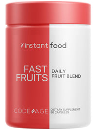 Thumbnail for Codeage Instantfood Fast Fruits, Over 15 Fruits Powders Equivalent All-in-One, Vegan Daily Whole Food Vitamins - Berries, Antioxidant Polyphenols & Bioflavonoid Multivitamin, Non-GMO, 90 Capsules
