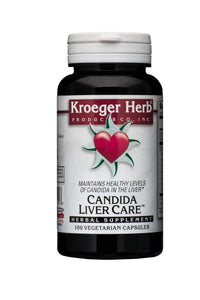Thumbnail for Kroeger Herb Candida Liver Care - 100 Vegetarian Capsules
