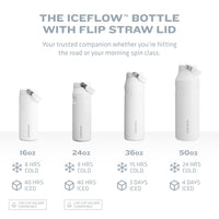 Thumbnail for Stanley IceFlow Flip Straw 2.0 Water Bottle 24 oz | Built-In Straw for Travel and Sports | Lightweight and Leak Resistant | Insulated Stainless Steel | BPA-Free | Tigerlily Plum