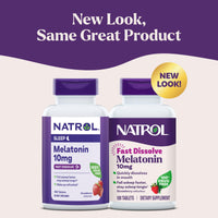 Thumbnail for Natrol Melatonin 10mg Fast Dissolve Tablets - Strawberry Flavor, 100 Count, Sleep Support, Fast Dissolve Melatonin for Adults, 100-Day Supply