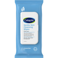 Thumbnail for Cetaphil Face and Body Wipes, Gentle Skin Cleansing Cloths, 25 Count, Pack of 3, for Dry, Sensitive Skin, Flip Top Closure, Great for the Gym, Travel, in the Car, Hypoallergenic, Fragrance Free