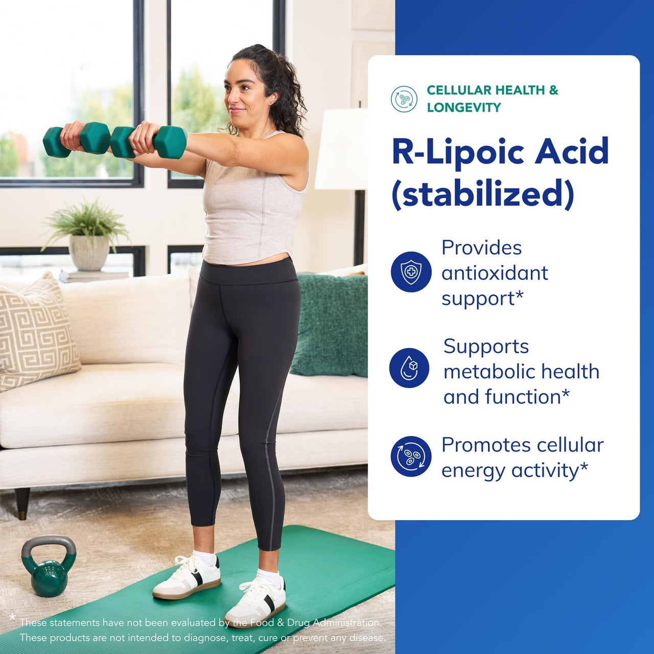 Pure Encapsulations R-Lipoic Acid (Stabilized) | Hypoallergenic Supplement with Enhanced Antioxidant Protection and Metabolic Support* | 120 Capsules