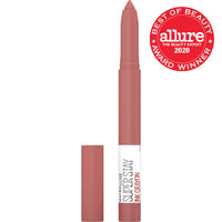 Thumbnail for Maybelline Super Stay Ink Crayon Lipstick Makeup, Precision Tip Matte Lip Crayon with Built-in Sharpener, Longwear Up To 8Hrs, Achieve It All, Brown Nude, 1 Count