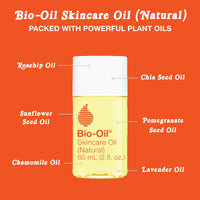 Thumbnail for Bio-Oil Natural Skincare Oil Serum, Face and Body Moisturizer with Chamomile, Rosehip, and Lavender Oil, for Scars, Stretch Marks, Sensitive Skin, All Skin Types, 2 Oz