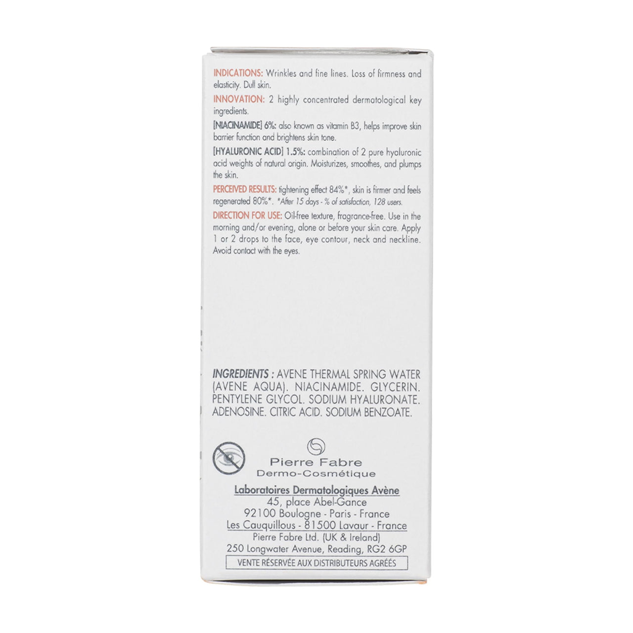 Avène Hyaluron ACTIV B3 Concentrated Plumping Serum, Light-weight hydrating serum, powered by Niacinamide + Pure Hyaluronic Acid, Firms & Plumps the skin for a healthy complexion 1 oz