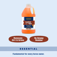 Thumbnail for Farnam Leather New Easy-Polishing Glycerine Saddle Soap and Leather Saddle Cleaner, Protects and Preserves Leather, Cleans, Conditions and Polishes, 64 Oz.