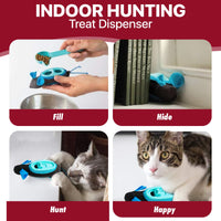 Thumbnail for SPOT Doc and Phoebe's Cat Hunting Snacker - Interactive Indoor Treat Dispenser, Encourage Natural Instincts to Hunt, Provide Mental Stimulation, Solve Behavioral Problems & Obesity, Pack of 1 Mouse