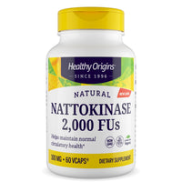 Thumbnail for Healthy Origins Nattokinase 2,000 FUs, 100 mg - Nattokinase Supplement - Vegan, Non-GMO & Gluten-Free Nattokinase - 60 Veggie Capsules